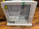 长城（Great Wall）冰霜X3W白色电脑机箱（MATX/360水冷位/磁吸翻门/细网孔金属面板/U3/9风扇位/五槽PCI/兼容5080） 实拍图