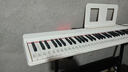 特伦斯电子琴88键成人儿童智能折叠钢琴X61A/V20手卷钢琴键盘乐器 V20时尚白+专用琴包+Z型琴架 实拍图