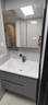 顾家家居浴室柜陶瓷一体盆洗手脸盆柜组合镜柜卫浴柜镜柜洗漱台G-06753 法式灰|美妆镜柜80cm 实拍图
