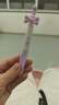 咔巴熊精美蝴蝶结可擦中性笔晶蓝色0.5mm 正姿高颜值卡通捏捏可擦笔 萌宠日记 晶蓝   实拍图