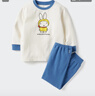优衣库婴幼儿宝宝绘本合作系列睡衣长袖起居服套装478466 64 湖蓝色 80 实拍图