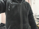 京东京造【保暖抗静电 连帽衫】珊瑚绒秋冬加厚睡衣男睡衣男家居服深灰M 实拍图