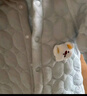 婧麒（JOYNCLEON）婴儿连体衣保暖秋装夹棉婴幼儿宝宝衣服秋冬季新生爬服薄棉套装 蓝色 80cm 实拍图