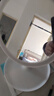 网红LED化妆镜台式带灯宿舍抖音梳妆镜女补光美妆镜超长续航LED三色灯光可调节超长续航CK55 珍珠白-CK55 【5K三色灯无极调光】 实拍图