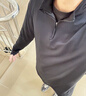 迪卡侬透气薄绒保暖休闲户外运动速干衣跑步长袖男T恤沉稳黑2XL-2500812 实拍图