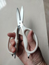 得力（deli）食品级厨房剪刀家用食品剪 可夹核桃多功能家用不锈钢剪骨剪子鸡骨剪 灰 TJ18得力办公好物 实拍图
