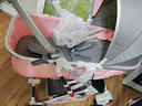 HEGERBABY高端婴儿车0-3岁用折叠可坐可躺带减震新生儿宝宝高景观婴儿车 藕粉+安全提篮【新升级顶配款】 实拍图