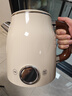 美的（Midea）艺术家电热水壶  烧水壶自动断电保温一体  1.6L大容量电热水壶 316L不锈钢恒温壶 精准控温 63-Q 实拍图