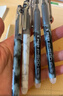 百乐（PILOT）【热门商品】P500黑色中性笔签字笔水笔0.5直液式走珠笔办公文具套装刷题笔高颜值学生考试笔 3支 实拍图