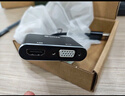 毕亚兹 USB3.0转HDMI+VGA转接头一拖二扩展器 电脑视频转换外置显卡笔记本台式机接电视投影同屏拓展线 实拍图