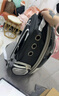 贝初众次日达猫包太空舱外出便携宠物双肩背包车载大号外出航空箱手提箱 黑白色【无侧开门】 【适用18斤内猫咪】 实拍图