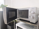 美的（Midea）快捷微波炉 家用小型 360°转盘加热 旋钮操控 易洁内胆（M1-L213B） 实拍图