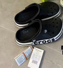 CROCS卡骆驰洞洞鞋贝雅男鞋女鞋轻便耐磨一脚蹬拖鞋休闲鞋|10126 【预售】黑色-001 41 /42(260mm) 实拍图