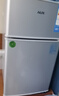 奥克斯小冰箱家用小型迷你冷藏冷冻两用出租房宿舍用节能省电寝室办公室电冰箱 【热卖款 升级净化去味】22A126DW银 实拍图