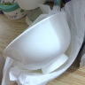 唐惠碗家用套装纯白简约米饭碗小汤碗泡面陶瓷碗 唐山骨瓷餐具 【2个】4.5英寸高足碗 实拍图