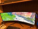 星华辰UP40R2 40英寸5k 120HZ曲面超宽21:9带鱼屏 LG-IPS屏专业炒股办公电竞游戏设计台式升降电脑显示器 49英寸5K+240HZ曲面带鱼屏 升降支架 实拍图