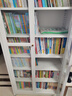 阿格贝贝钢制书柜带玻璃门防尘书柜落地一体家用图书馆书架收纳置储物柜 钢化玻璃款 【六层】2米高0.8米宽 实拍图