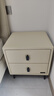 全友家居 床头柜现代简约卧室床边皮艺软包收纳储物迷你小立柜596KD 实拍图