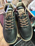 回力男鞋板鞋2025秋冬季新款男士时尚百搭皮面运动休闲鞋子 黑棕 42 实拍图