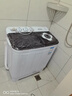 奥克斯（AUX）洗衣机半自动家用双缸双桶大容量小型租房宿舍波轮双杠强力去污省水电 【国补】13公斤【洗8+脱5+终身联保】黑色 实拍图