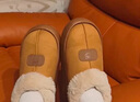男女同款冬季2025年新款厚底雪地靴加绒加厚保暖棉鞋百搭外穿棉拖 6609棉鞋-黄色 38 -39适合37-38 实拍图