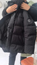 鸭鸭（YAYA）孙颖莎同款加厚羽绒服男士短款时尚商务休闲保暖防寒新款外套DY 黑色YE4B702302F XL /180 实拍图