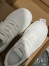 森馬小白鞋女2025冬季新款百搭超火休闲厚底增高运动学生皮面白色板鞋 米白 36 实拍图