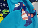佑游儿童泳衣泳裤速干分体大中小童恐龙游泳衣六件套38228蓝色恐龙L 实拍图
