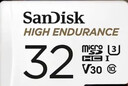 闪迪（SanDisk）32GB TF（MicroSD）4K内存卡 行车记录仪 监控摄像头专用 2,500小时录制 重复读写高耐用存储卡 实拍图