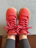 莎莱茜（SALAXI）2025新款秋冬登峰高帮男鞋厚底增高情侣休闲鞋女百搭加绒气垫鞋 橙色【四季款】 37 【女款】 晒单实拍图