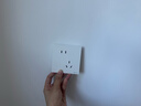 公牛（BULL）开关插座G57蝶翼超薄一开双控五孔带开关插座G57E334暮雪白暗装 实拍图