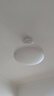 欧普（OPPLE）风扇灯吊扇灯24瓦LED照明低噪音餐厅卧室吊灯灯具包安装 冰风白 实拍图