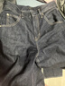 优衣库女装男装宽松廓形牛仔裤/弯刀镰刀裤子25秋冬新款479000 69 藏青色 24 /155/62A 实拍图