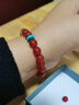 【红运当头】红玛瑙手串水晶玉髓玉石转运散珠子手镯经典红色手链 【平安红】红玛瑙8mm 16cm 实拍图