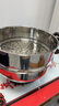 惠当家（Hui Dang Jia）电锅多功能电热锅电炒锅家用电蒸锅一体电煮锅加厚304不锈钢电火锅G08-34国家补贴 实拍图