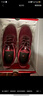 足力健老人鞋中老年轻便休闲散步鞋2431380J 女 酒红 40 实拍图