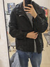 吉普（JEEP）夹克男秋冬季冲锋外套男士休闲宽松工装衣服男装 黑色 3XL 实拍图
