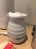 美菱（MeiLing）电水壶折叠水壶 家用旅行便携式烧水壶电热水壶 食品级硅胶智能防干烧MH- ZD01 实拍图