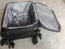 Goby英国果比行李箱超轻软布箱防泼水拉杆箱休闲牛津旅行箱出国密码箱 黑色 20英寸【登机箱/可扩容】 实拍图