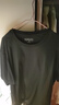 MARKLESS 【液氨柔顺】100%纯棉男士T恤50支夏季干爽短袖0635 星空黑 XL 实拍图