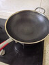 RAZ 德国不粘锅炒锅316不锈钢炒菜锅家用锅具平底锅燃气灶电磁炉通用 [有侧耳]内径32，外径 34cm 实拍图