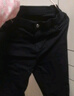衫博黑色打底裤女外穿2025秋冬加绒高腰弹力紧身九分显瘦小脚铅笔裤子 单扣长裤[冬季加绒] L (106-115斤) 实拍图
