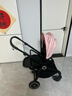 朗纳铂（land leopard）老虎Pro婴儿推车婴儿车轻便折叠双向超大轮避震儿童BB伞车 小猪粉【黑】 实拍图