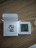 温湿度计婴儿房室内家用车内电子温湿度计迷你便携高精度传感器可壁挂 智能温湿度计-白色小巧*1 实拍图