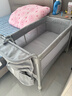 优乐博（ULOP）一键折叠婴儿床多功能床可移动拼接宝宝床0-3岁新生儿哄睡摇摇床 哄睡神器婴儿床-可拆洗标准款 实拍图