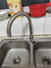 京东京造 厨房水龙头304不锈钢双水花360°旋转冷热双控适用于水槽洗菜盆 实拍图
