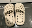 乐拖浴室速干凉拖鞋男夏镂空漏水厚底洗澡情侣居家拖鞋  浅咖42-43 实拍图
