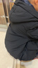 优衣库童装男童女童高性能复合连帽外套/保暖厚衣服473309 09 黑色 120 实拍图