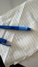 晨光文具小学生钢笔套装暑假练字正姿可擦（1钢笔+1吸墨器+6墨囊3.4mm） 纯蓝优握写字笔蓝HAFP2017 实拍图