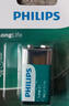 飞利浦（PHILIPS）碳性9V电池1粒适用玩具/万用表/烟雾报警器/麦克风/遥控器/话筒等9V方块电池6F22 实拍图
